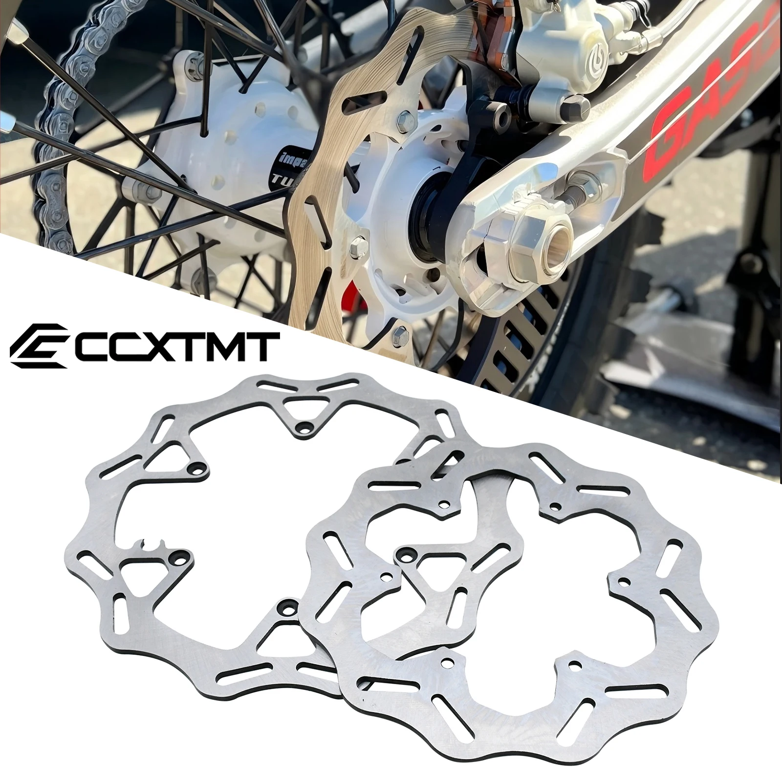 Disco de freno delantero y trasero para motocicleta, Rotor de 260MM y 220MM para KTM SX, SXF, XC, XCF, XCW, EXC, EXCF, GasGas EX, EC, MC, EXF, ECF,