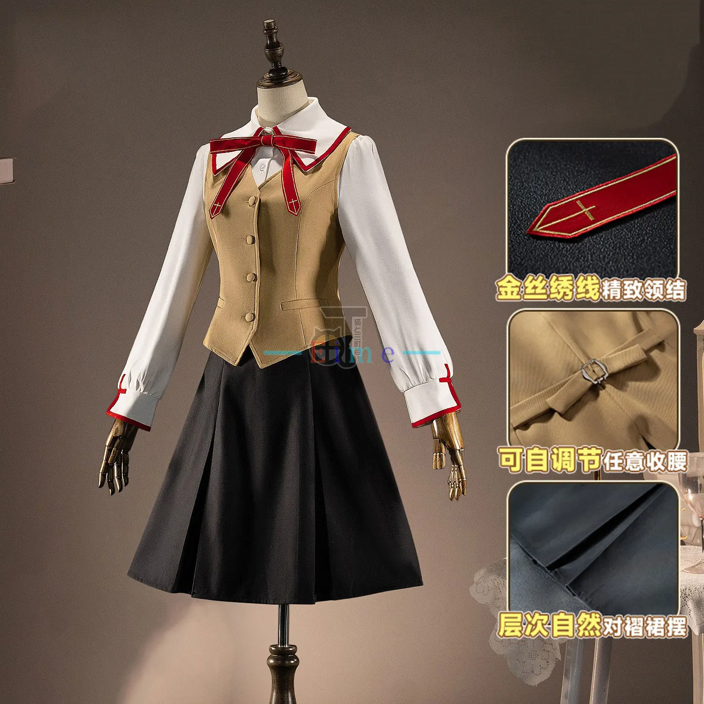 

Tohsaka Rin Cosplay Costume Fate Costume Women Cute Party Suit Dress Halloween Carnival Uniforms Anime Clothing Custom Made