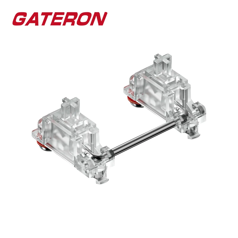 GATERON PC Crystal Stabilizer New Arrival 7u 6.25u 2u Customized DIY Hot Swap PCB Mount Screw In 60% Mechanical Keyboard