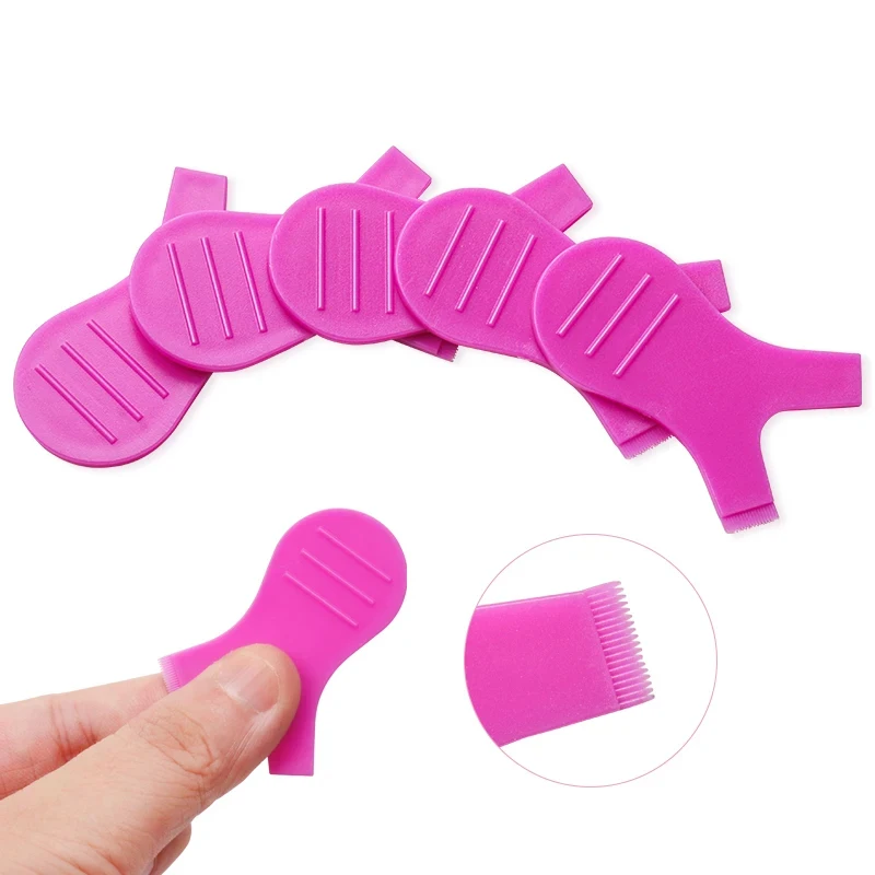 1-2bag Y Shaped Eyelash Makeup Brush Eyebrow Comb Lash Extension Micro Brushes Eyelashes Lifting Combs Microbrush Beauty Tool