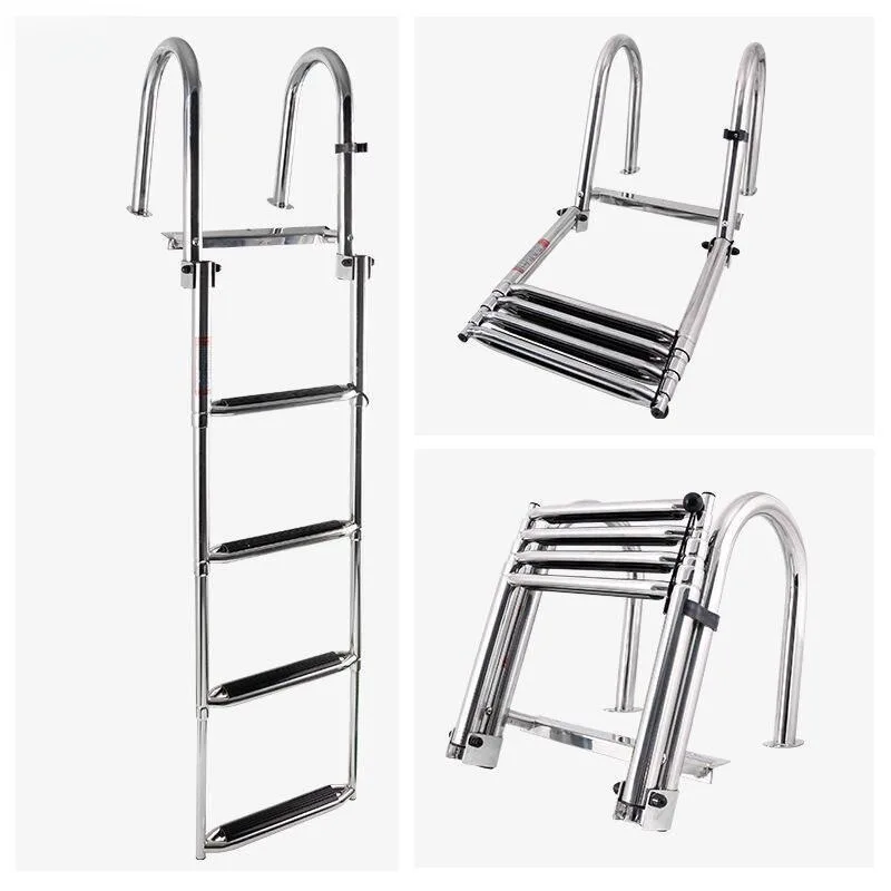 quincaillerie-marine-echelle-pliante-telescopique-en-acier-inoxydable-echelle-avec-rampes-de-securite