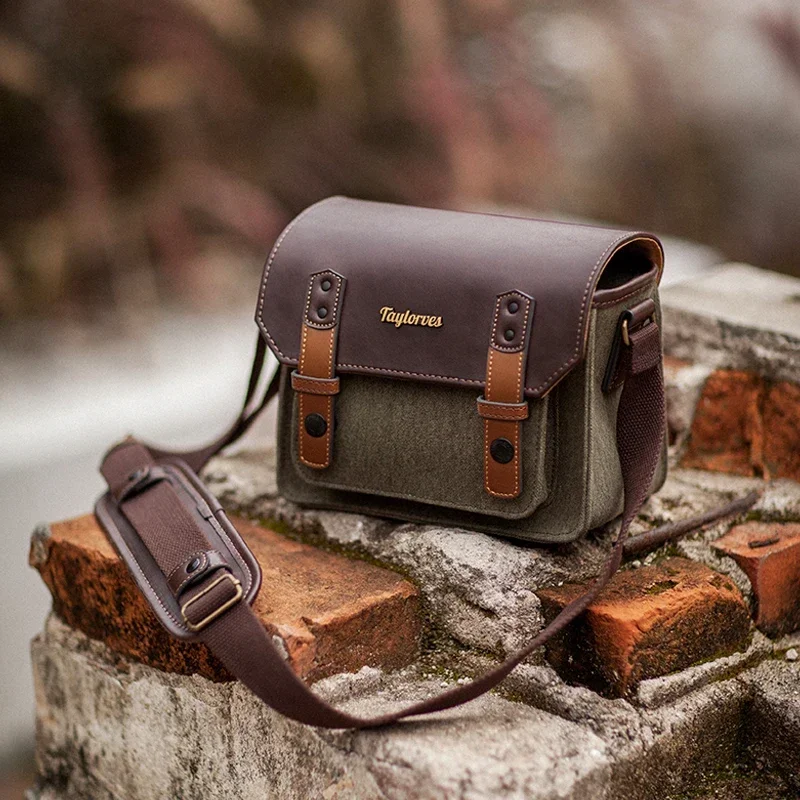 Taylorves Digital Camera Bag Suitable for Canon M50, Fujifilm XT5, X-T30, and X-S10 Mirrorless DSLR Single-Shoulder Photography