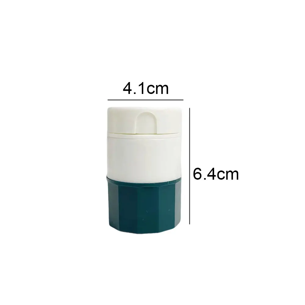 1-10pcs Portable Pill Case Medicine Splitter Powder Pastillero Grinder Pill Cutter Medicine Box Storage Drug Container Pillbox