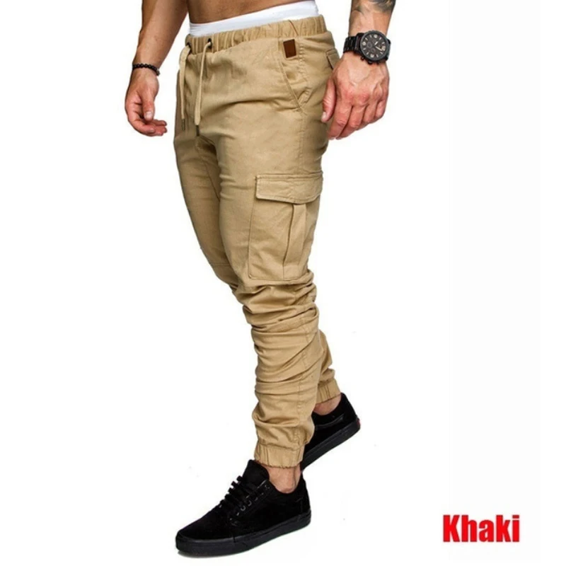 New Men Casual Drawstring Pants Jogger Pants Sweatpants Running Pants Sweatpants for Men