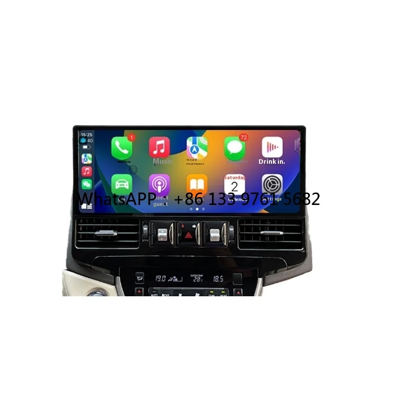 

All-In-One 17" 3K Large Screen Navigation Central Control for Land Cruiser Modified Dashboard with Built-in GPS