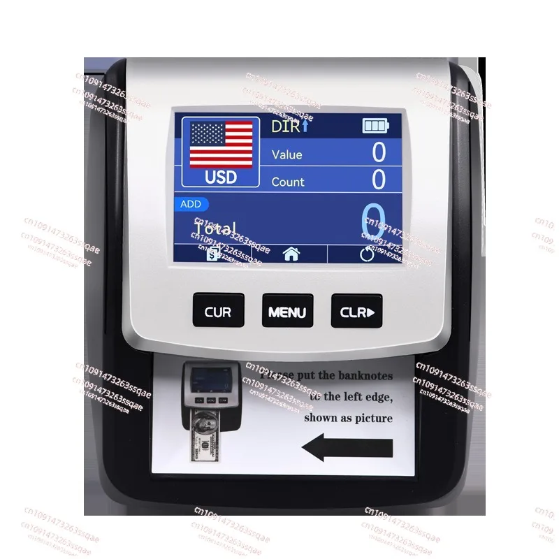 

670 TFT color screen small portable money detector