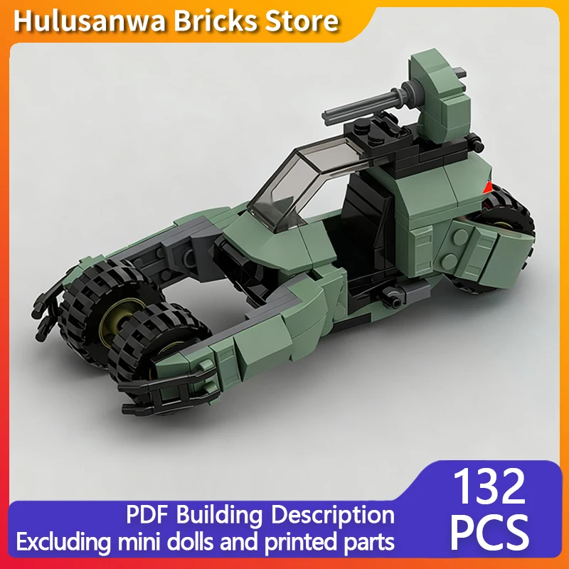 

Популярная игровая модель MOC, строительные кирпичи, легкий тактический штурмовой автомобиль, модульная технология, подарок, праздник, сборка, детский игрушечный костюм