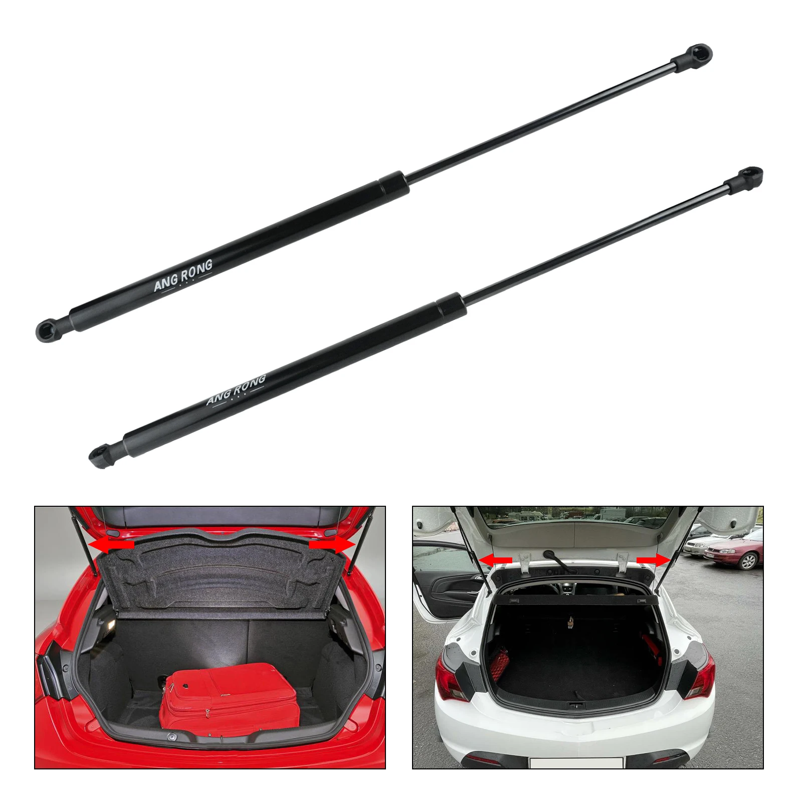 

For Peugeot 308 II Rear Boot Trunk Tailgate Gas Support Struts Lifter 2013-2021