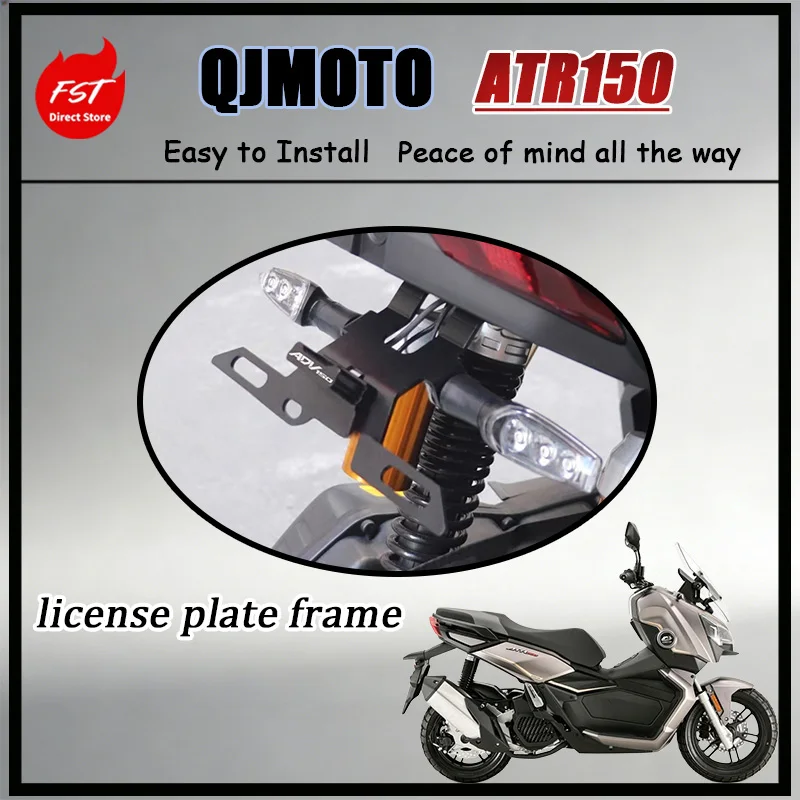 FOR QJMOTOR ATR150 Rear License Plate Bracket Modified Durable Aluminum Alloy Tail Tidy Mount for Motorcycle Accessories