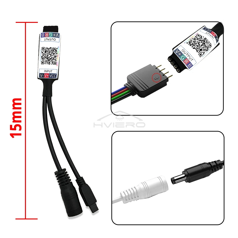 LED Strip Lights RGB 2835 DC 12V IR Bluetooth App Control Flexible Led Lamp Ribbon For Home Room Decor TV BackLight Diode Tape