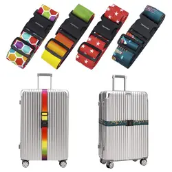 Adjustable Luggage Straps Travling Packing Belt Suitcase Luggage Strap Travel Buckle Baggage Tie Down Belt With Password