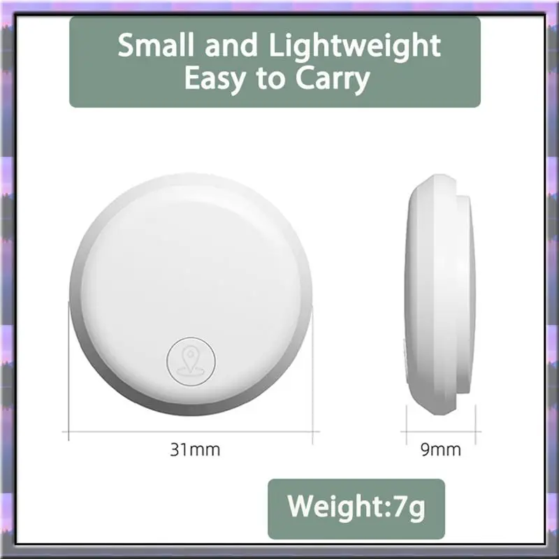 Hot Sale Smart Airtag Bluetooth GPS Tracker Mini Locator Pet Key Finder Air Tag Tracker Black