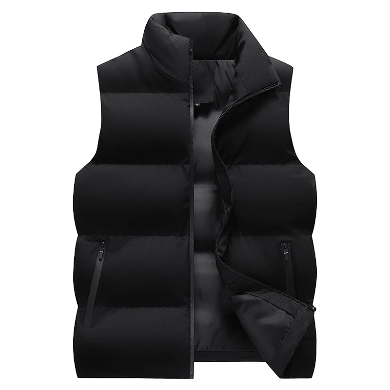 

Brand Vests Nice Pop-selling New Mens Winter Vest Down Vests Men Casual Waistcoat Sleeveless Jackets Large Size 5XL