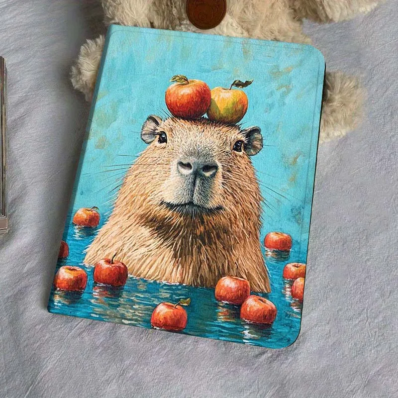 Capibala Anime Cute Tablet Case For Samsung Galaxy Tab S6 S8 S9 S10 Lite FE 10.4 11 Inch 2022 2024