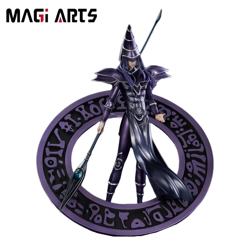 Genuine Original MAGI ARTS Duel Monsters Black Magician PVC Game Anime Figure 28cm Collectible Model Statuette Toy Ornament Gift