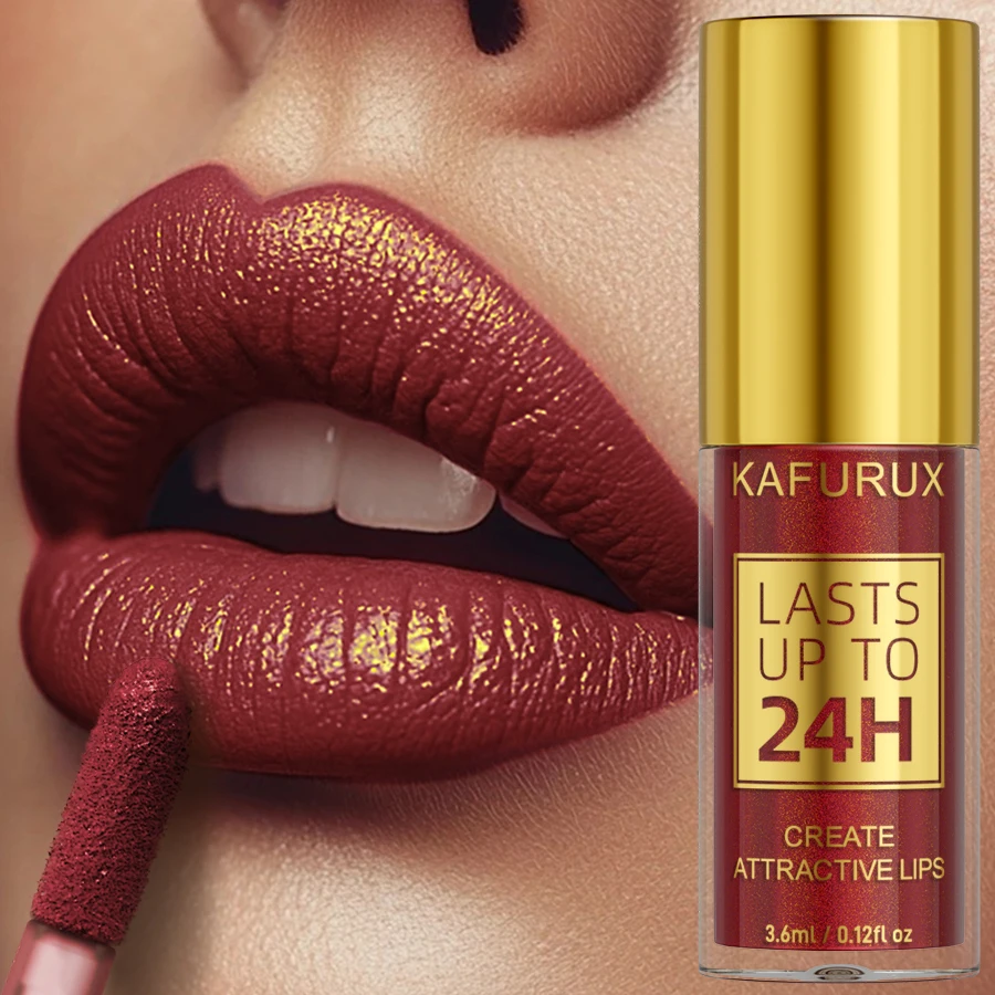 14 kleuren glitter metallic lip glazuur glanzende langdurige lipgloss waterdichte vloeibare lippenstift make-up lipolie lip tint cadeaus voor W