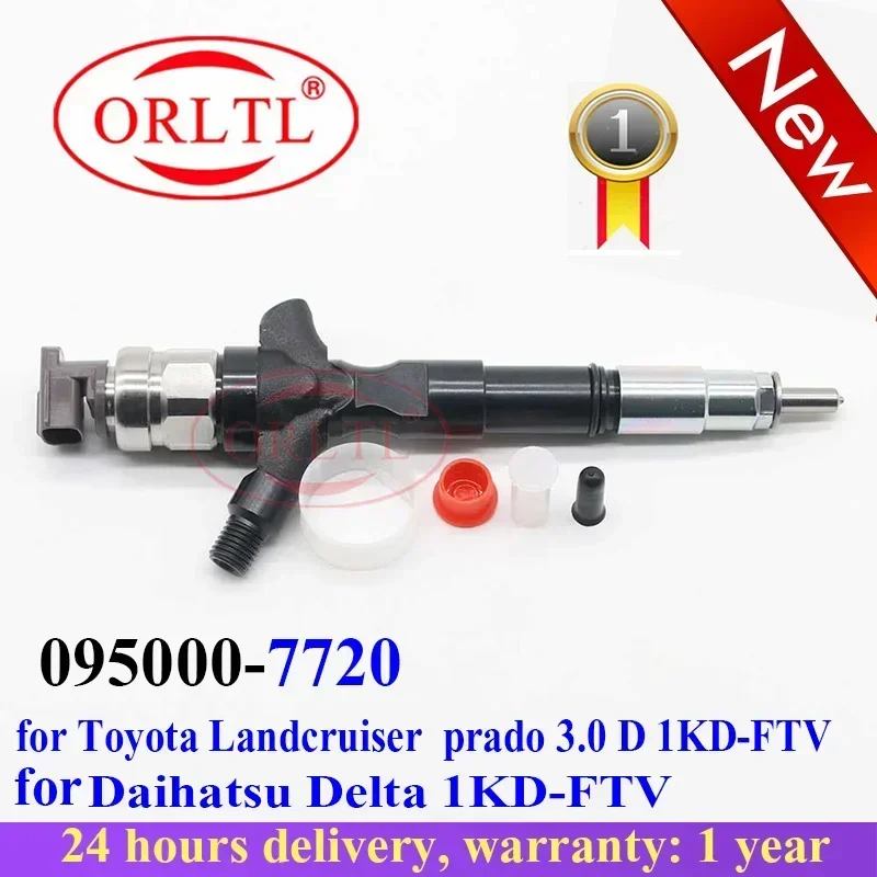 

095000-7720 0950007720 7720 for Toyota Landcruiser prado 3.0 D 1KD-FTV Daihatsu Delta 1KD-FTV Diesel Fuel Injector
