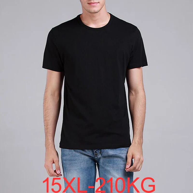 Extra Large Men's Short Sleeve T-Shirt Short Sleeve 15XL 186 Bust t shirt for men oversized t shirt 9XL 10XL 11XL 12XL 13XL 14XL