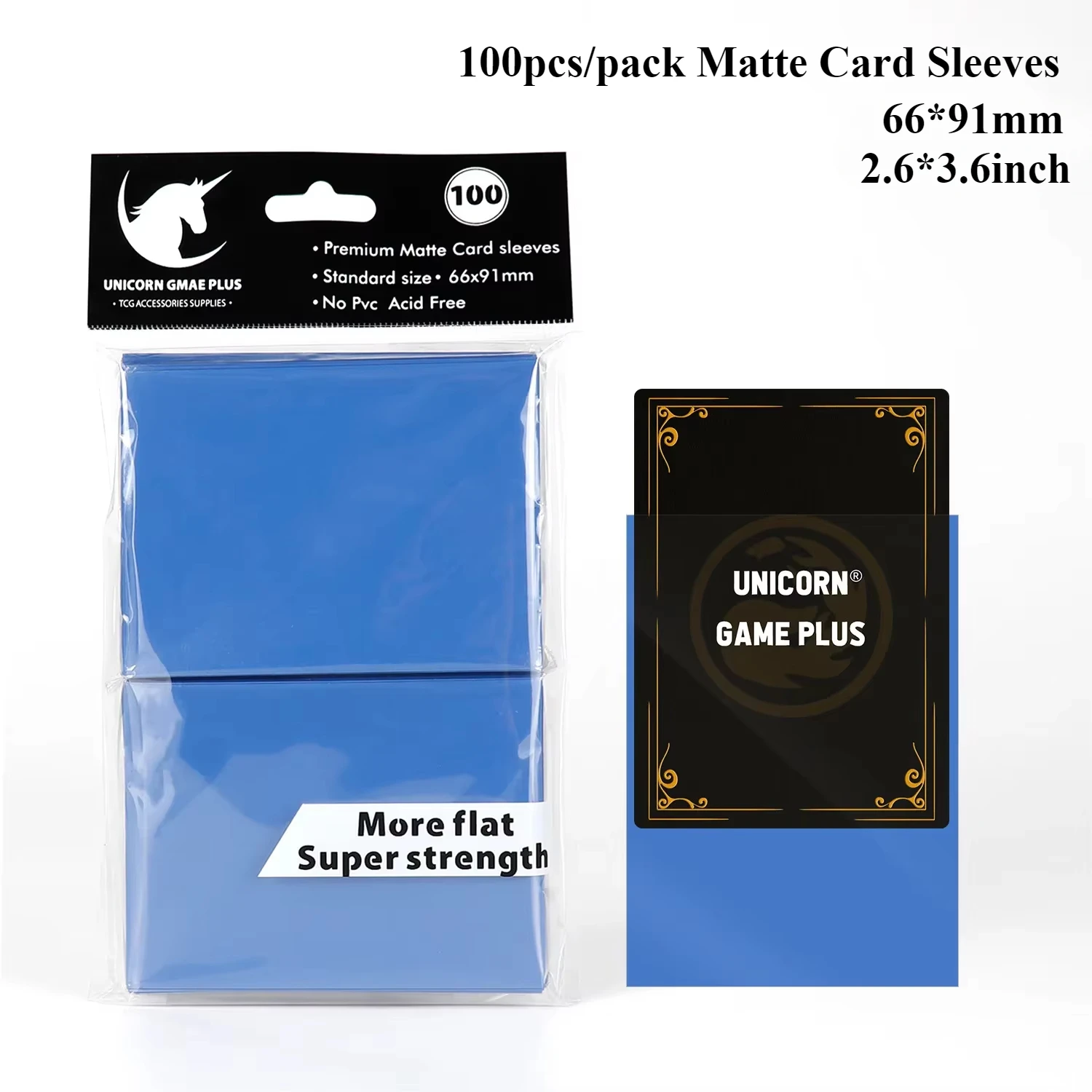 100PCS 66x91mm Matte Standaard Maat Kaart Mouwen TCG Trading Cards Protector Voor Tarot Shield Bordspellen magische Cover PKM