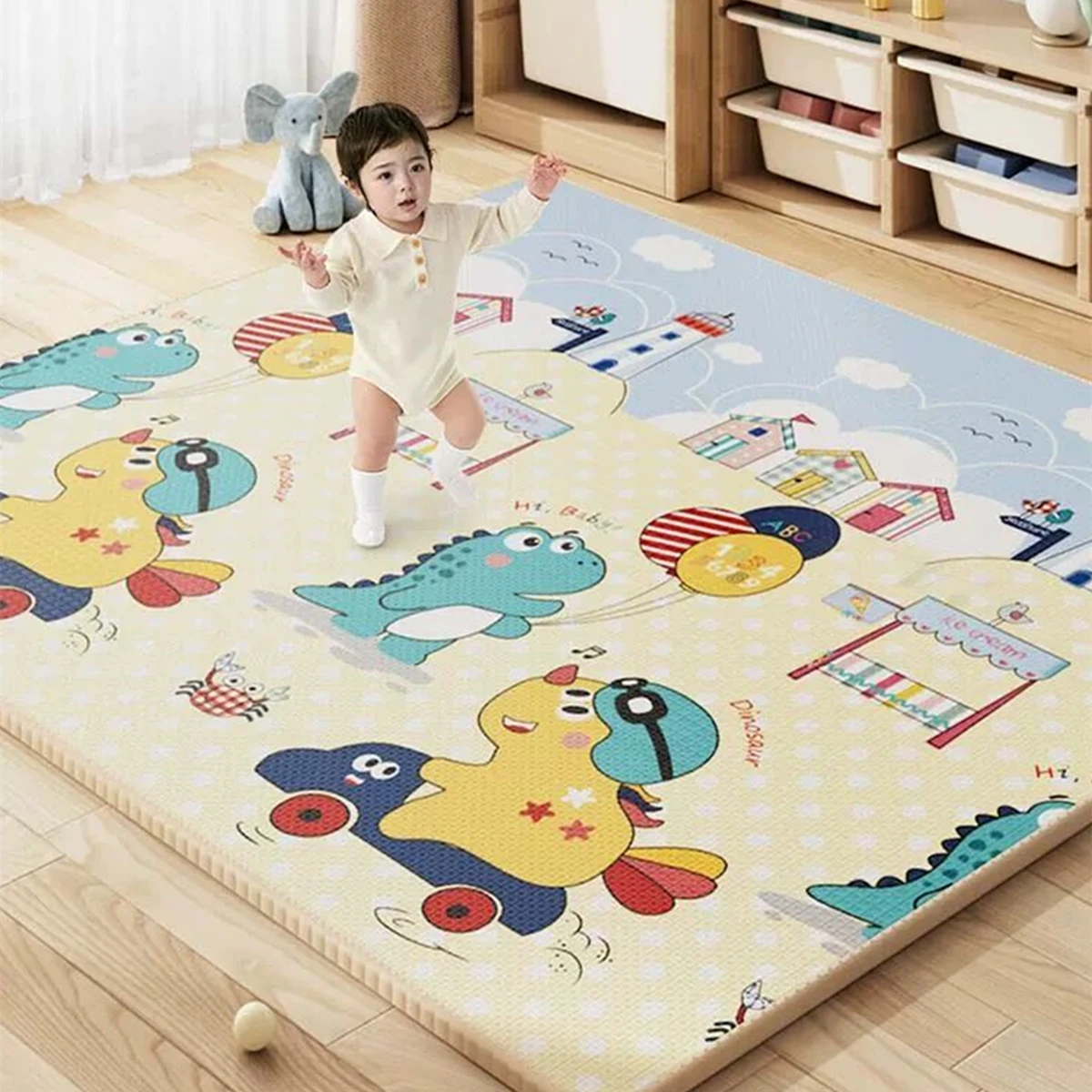 Baby Crawling Play Mats Non-toxic EPE Baby Activities Baby Activity Gym Room Mat Game Mat for Children's Safety Rug 200cm X180cm