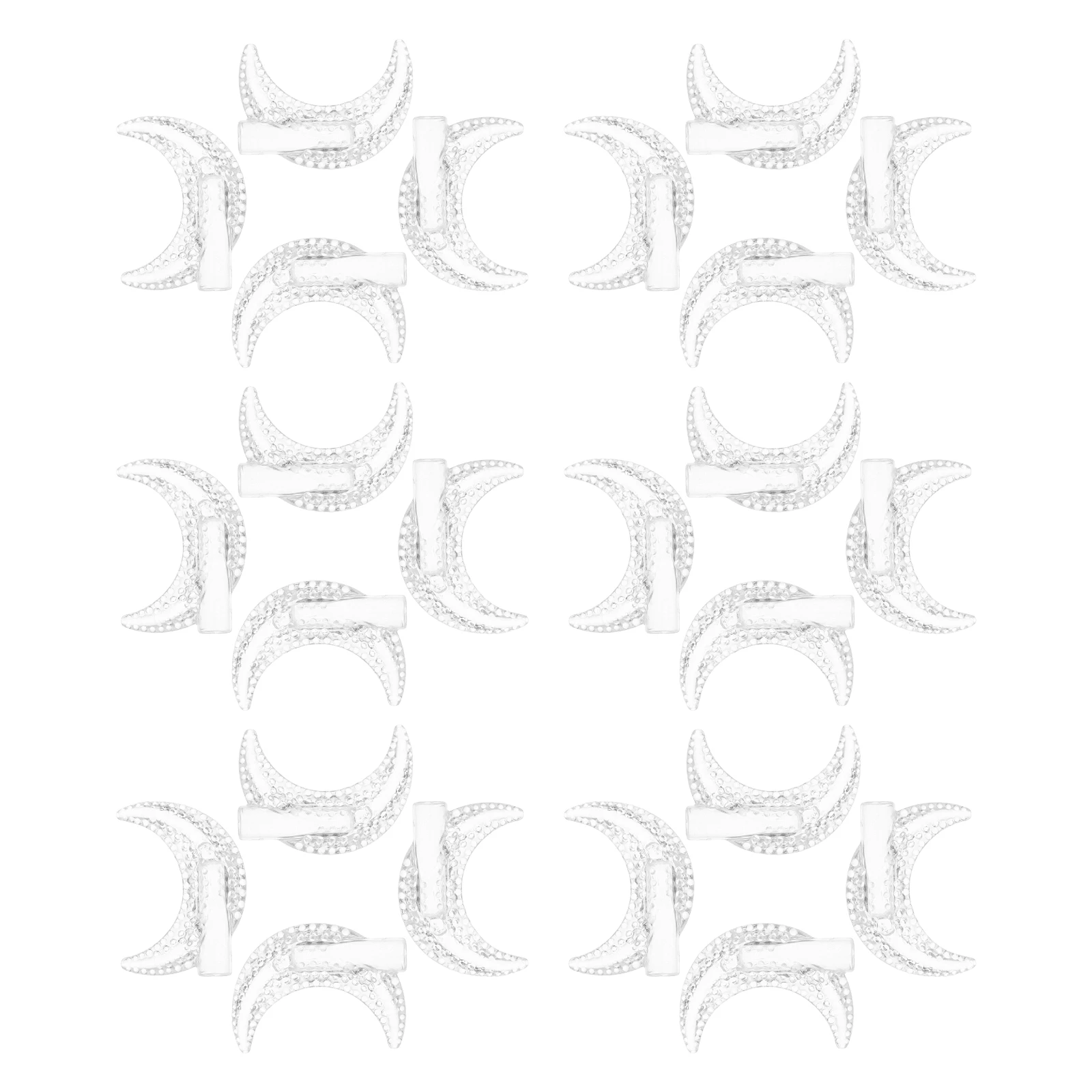 

100pcs Moon String Light Accessories Colored Decorative Bulb Covers for Home Garden Party Outdoor Plastic DIY Supplies
