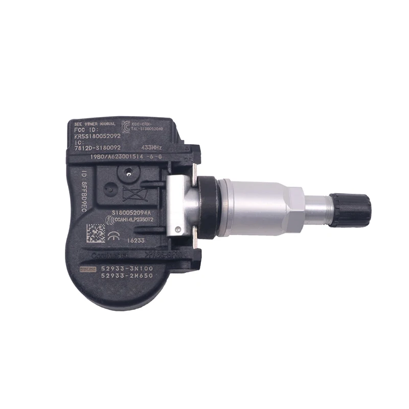 1/4 Uds Sensor de presión de neumáticos TPMS 52933-3N100 para Hyundai Accent Equus I30 ix20 Kia Rio Ceed 52933-2J100 52933-B1100 433MHz