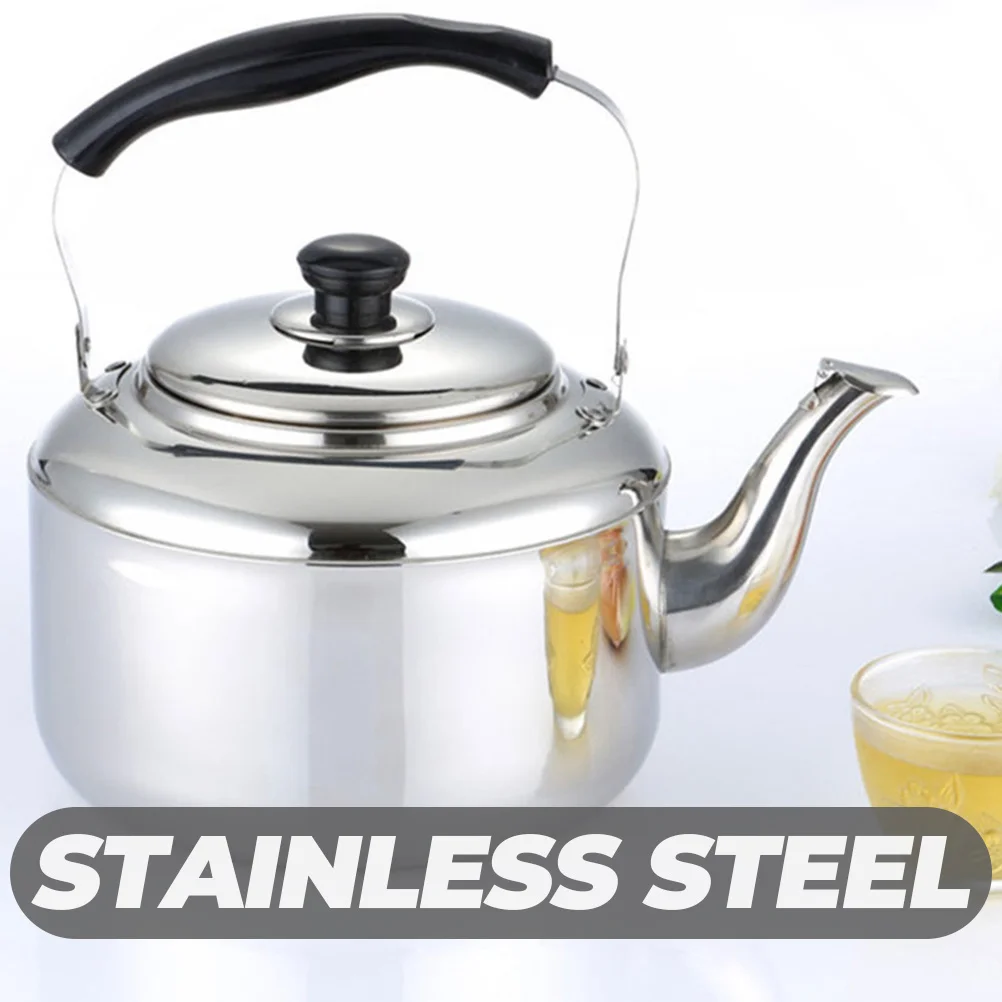 

Infuser Stainless Steel Kettle Kitchen Water Coffee Machine Portable Teakettle Fast