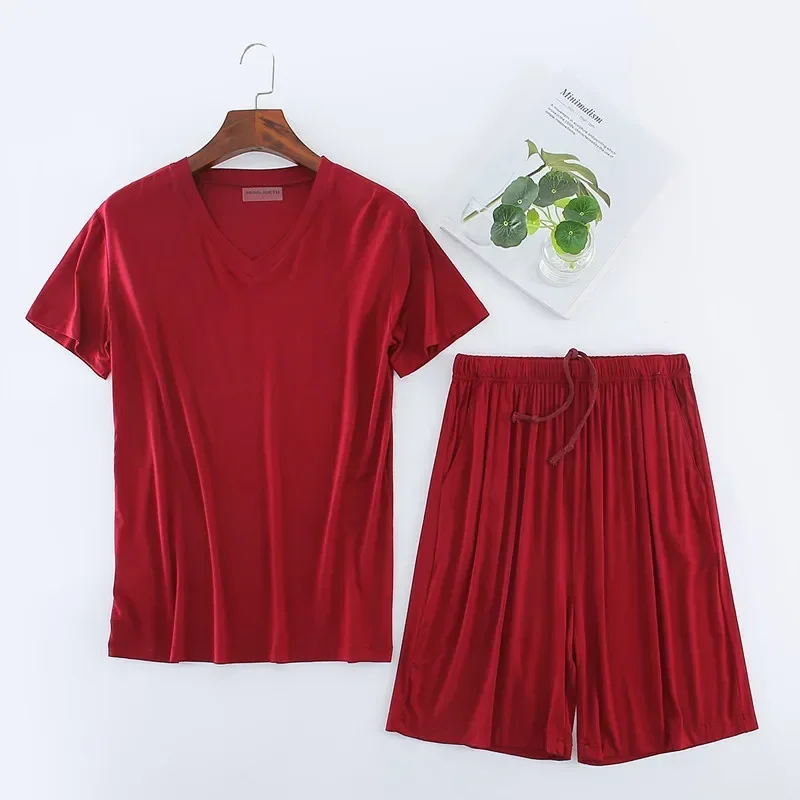 Red Sets V Neck