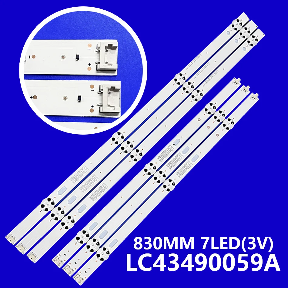 

Светодиодная лента для 43LJ5500 43UJ6300 43UJ634V 43LJ624V 43LJ510V 43LJ541V 43LJ5150 43LH515V 43lj5550 43UK6450PLC 43UJ631V 43LJ594V