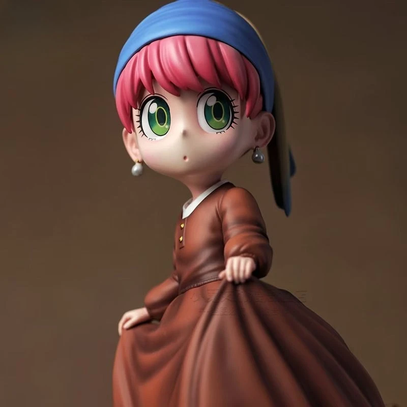 

GK Pearl Girl cos Anya figure, cute anime model decoration gift