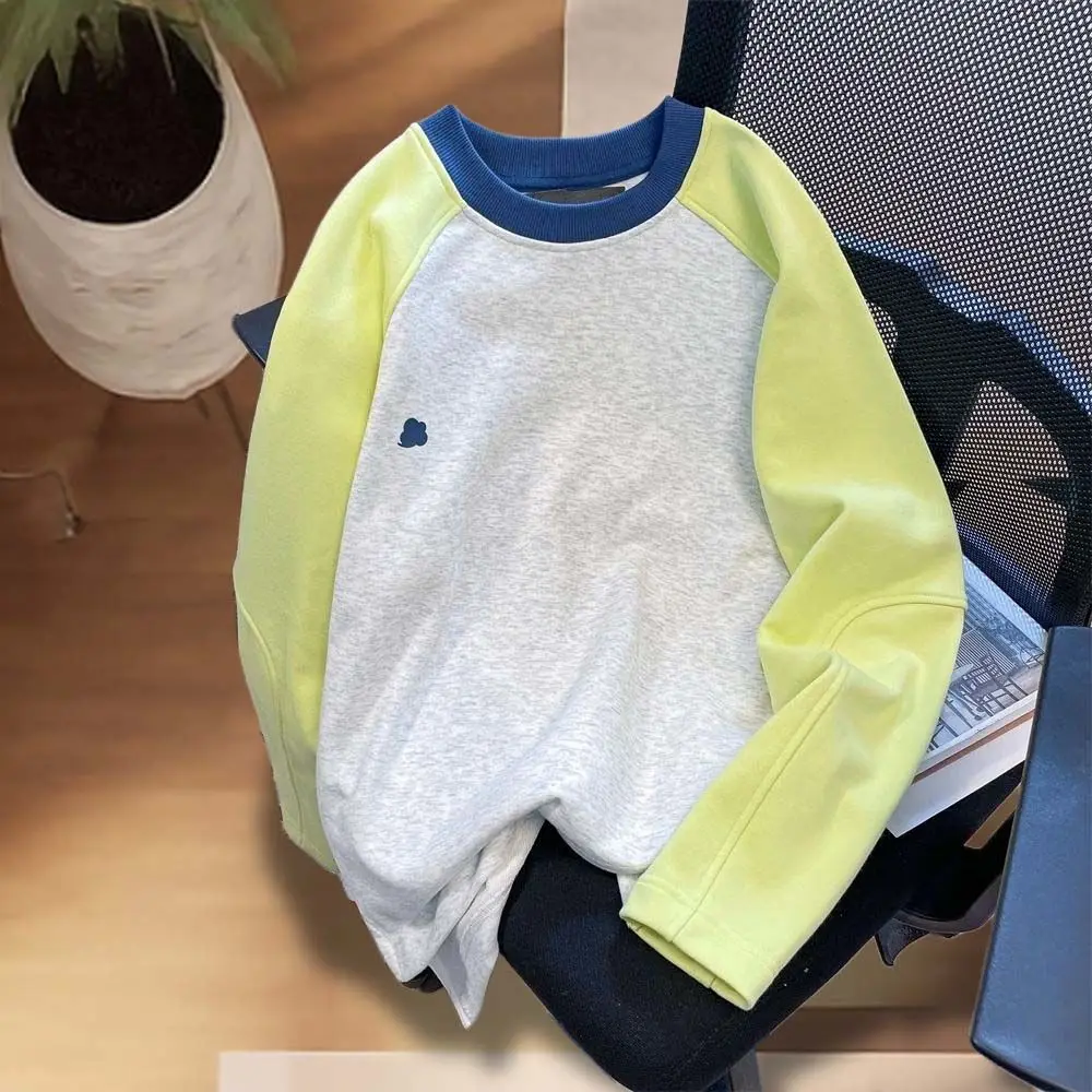 

Мужская футболка свободного кроя с длинным рукавом, модная брендовая базовая футболка для ношения под одеждой, осенне-зимняя, специальная, больших размеров, 300 Pou Retro