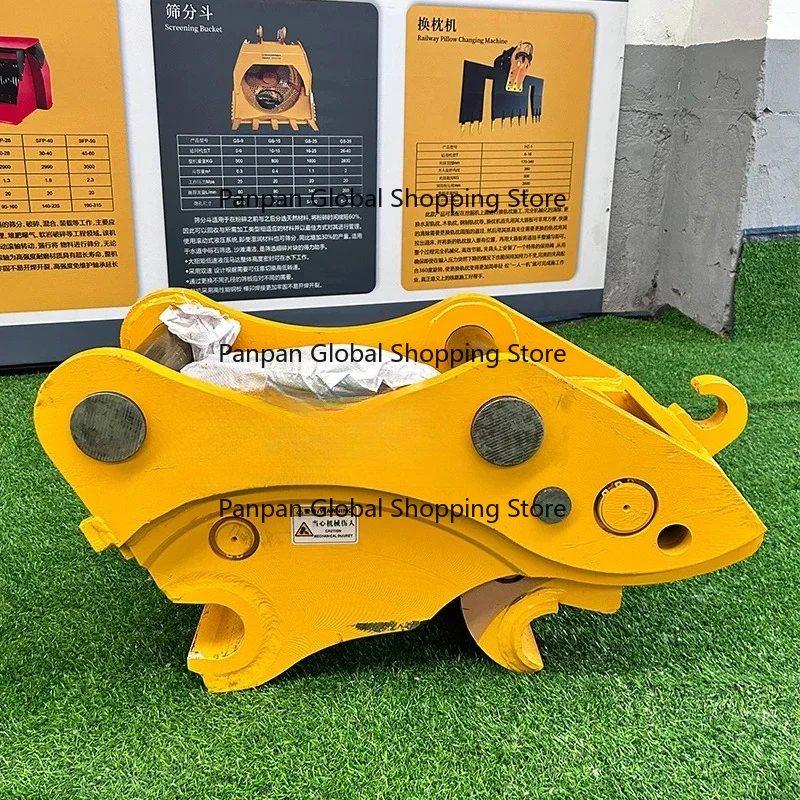 Mini Excavator Hydraulic Tiltrotator Tilting & Manual Quick Hitch Coupler