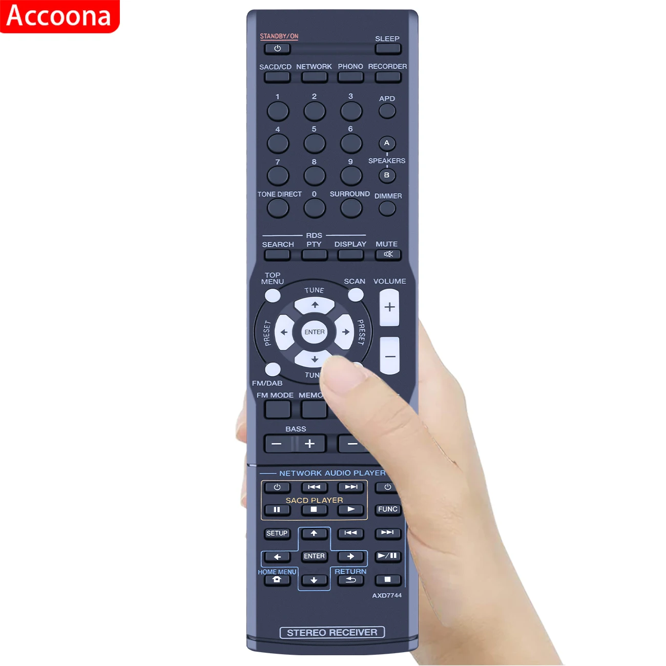 Remote Control For Pioneer AXD7744 SX-20DAB-K SX-20DAB-S SX-20-S