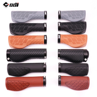 ODI MTB Grips Long/Short Ergonomics Bicycle Handlebar Cuffs Handle Cover Rubber Anti-Slip Mountain Folding BMX Bike Gloves Parts
