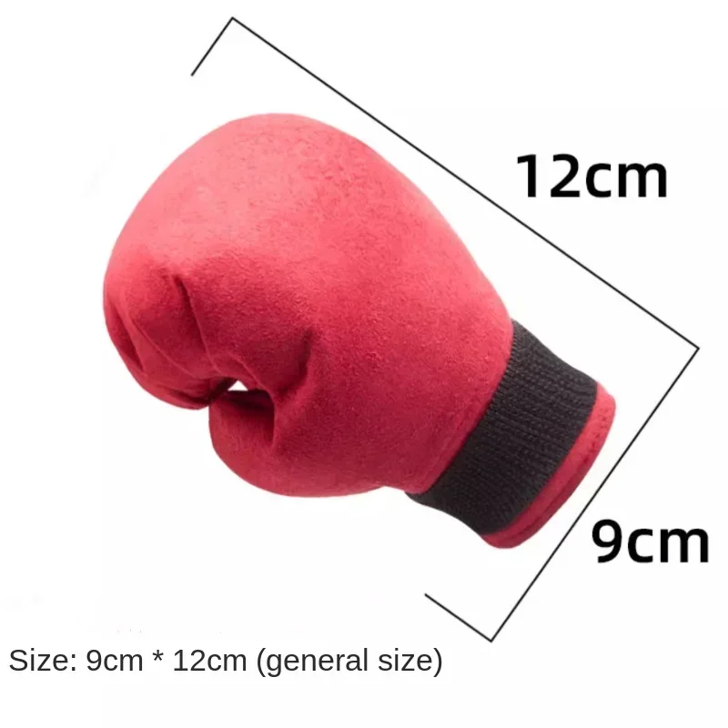 

Car Gear Shift Collars Creativity Boxing Gloves Cover Decorate Automotive Gear Handle Decoration Red Knob Change Lever Glove