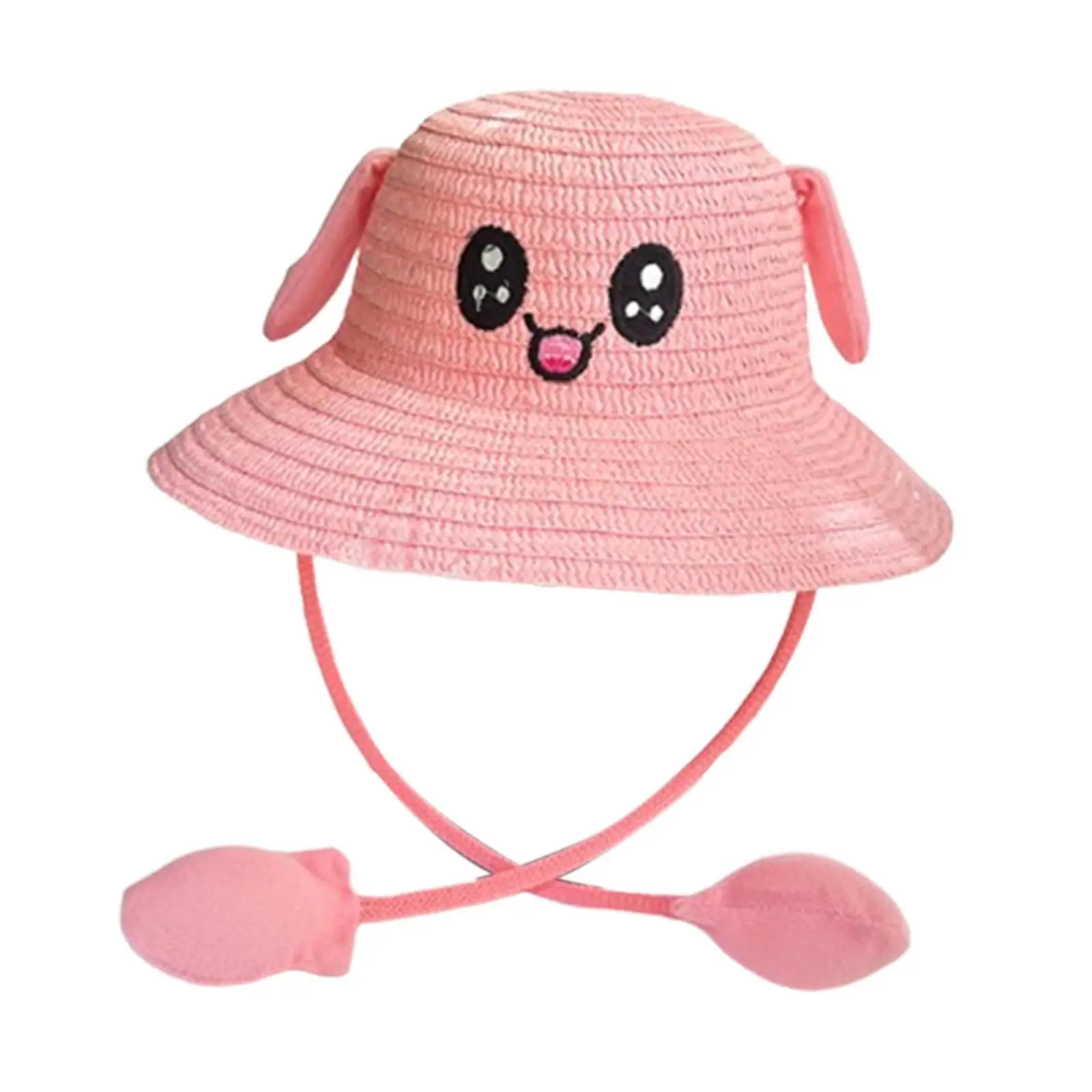 قبعة أرنب متحركة للأذنين، قبعة شاطئ مريحة للرحلات القصيرة، هدية للسفر
