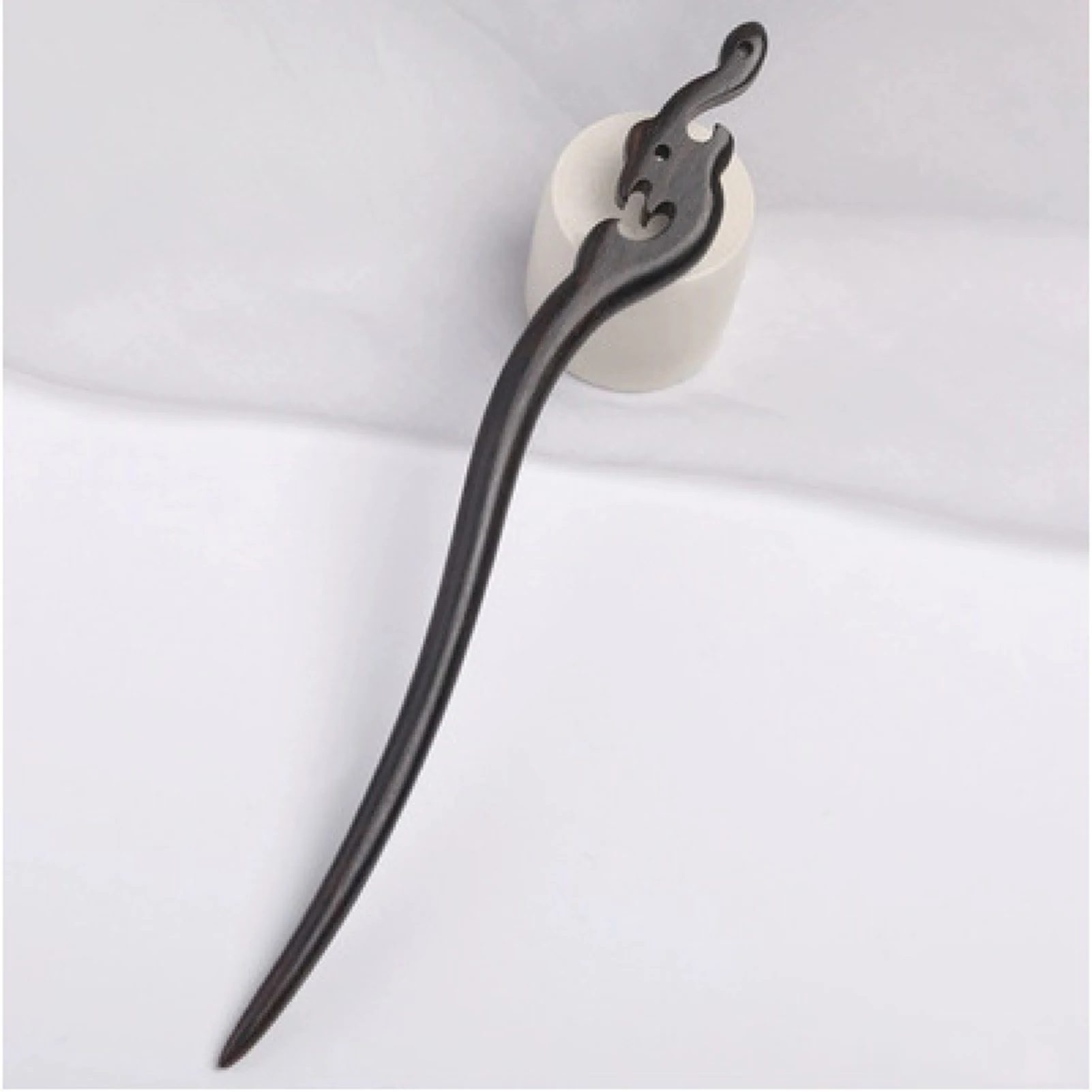 Sandalwood  Hair Sticks Vintage Hairpin For Women Natural Wooden Hair Stick Minimalist Hair Accessories For Long Hair image 3