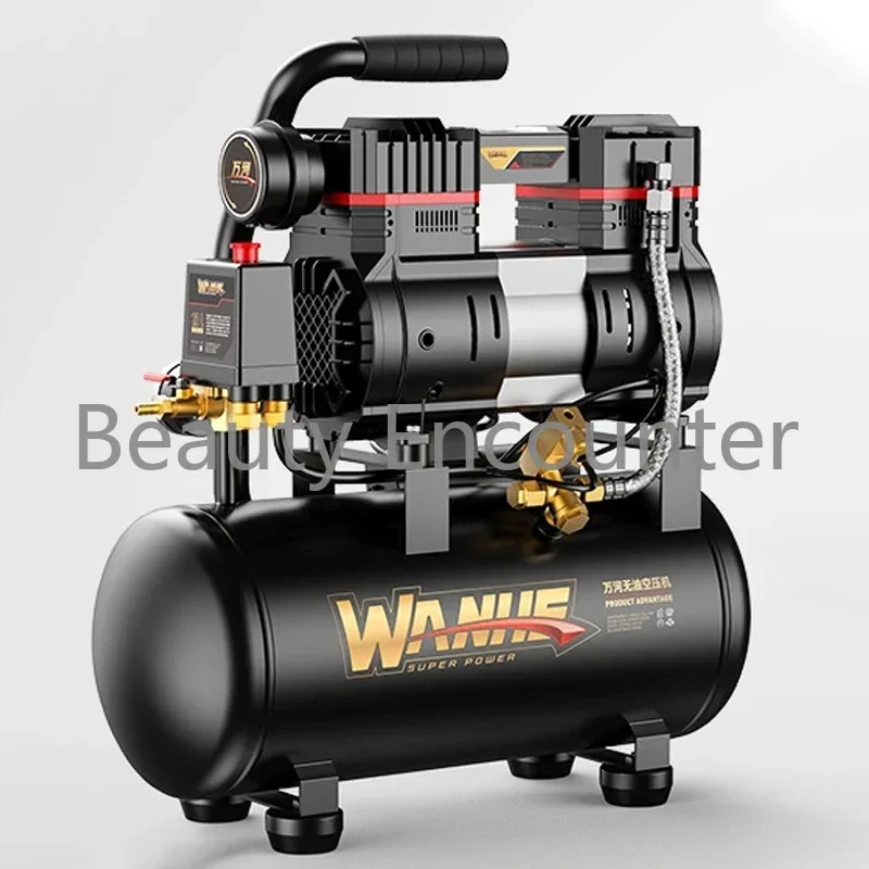 Silent Air Compressor 800W 1690W 30L 20L 10L 12L For Home Car Repair Tire Inflation Paint Spraying Portable Air Pump Carpentry