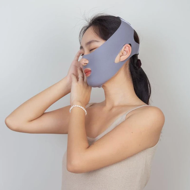 Kin Wang Afslankverband V-vorm V-lijn Lifting Masker Gezicht Lifting Anti Rimpel Band Band Slaapmasker Schoonheid Gezondheid