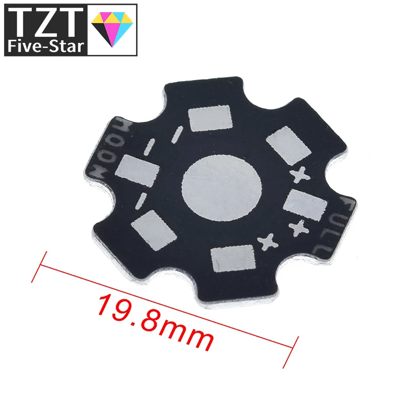 10/50pcs/lot TZT 1W 3W 5W High Power LED Heat Sink Aluminum Base Plate