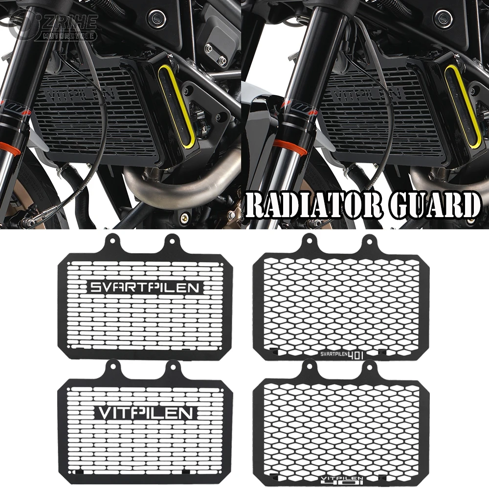 

Motorcycles Svartpilen401 For Husqvarna Svartpilen Vitpilen 401 Vitpilen401 2018 - 2023 Radiator Grille Guard Cover Protector