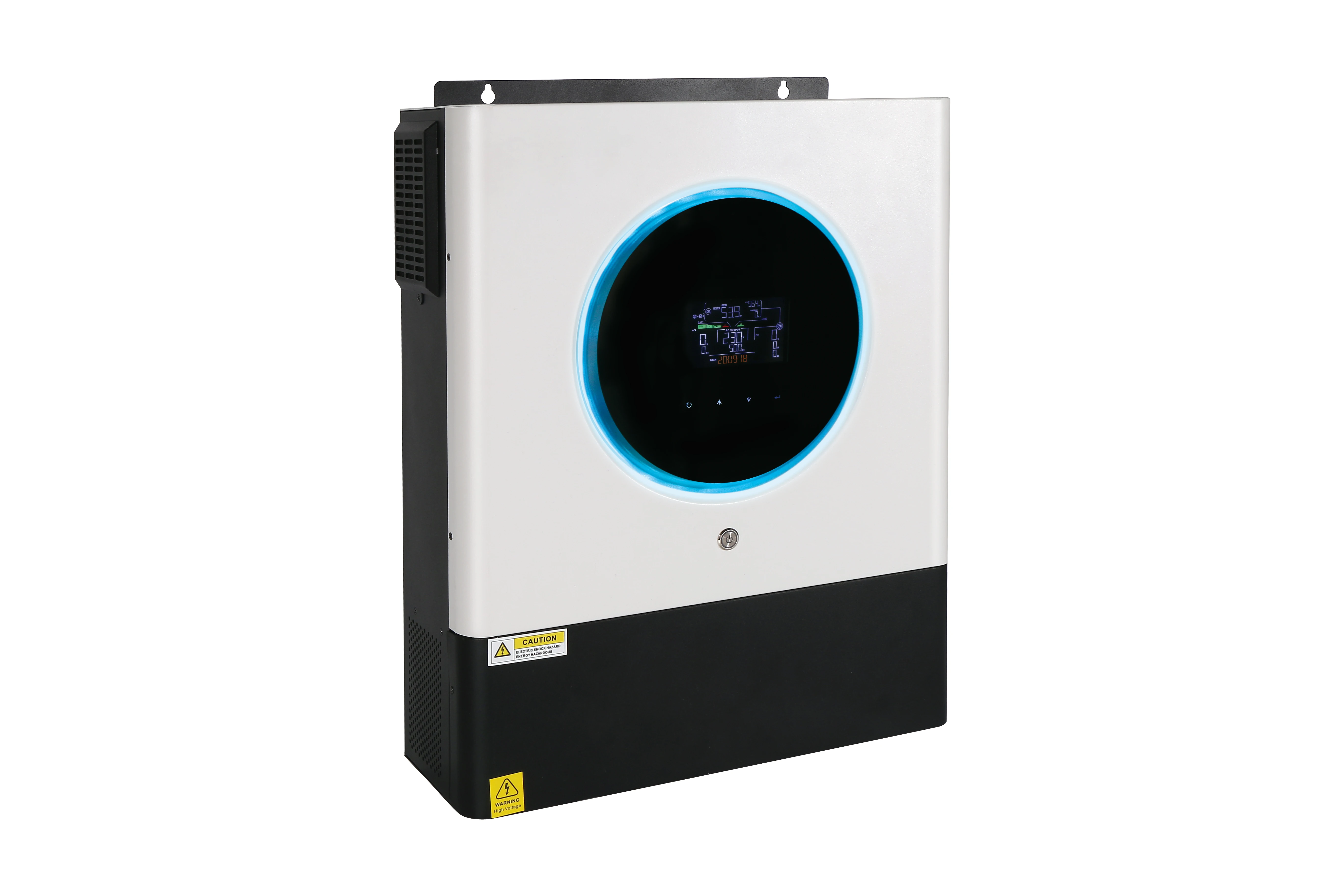 8kw عاكس هجين العاكس 48 فولت 220 فولت 8000 واط 5 بوصة شاشة LCD ملونة وزر قابل للمس محولات الطاقة الشمسية #3