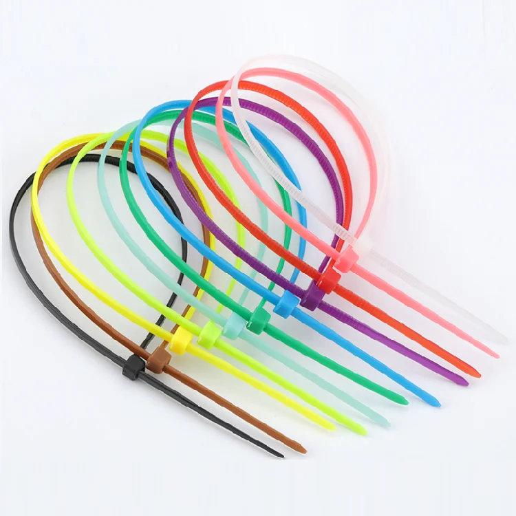 100PCS 3 X 100//150/200mm 4x150/200 multicolour Milk Cable Wire Zip Ties Self Locking Nylon Cable Tie