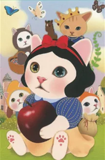 100 Pcs Creative Cartoon Cat Postcard/ Holiday Greeting Message Festival Wish Gift Cards 25 Model Mix