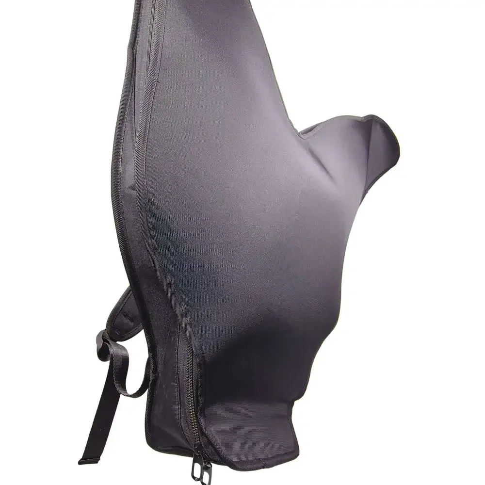 Mermaid Freediving Fin Backpack Reisetasche für Monofin mit Reißverschluss-Innentasche, robuste Organizer-Tasche für Tauchausrüstung – Detail 4