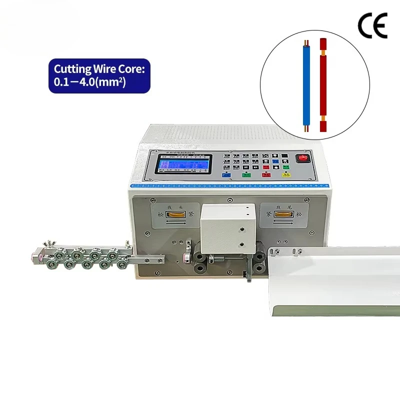 

JB-500 Fully Automatic Double Cable Conductor Peeler Two Electric Wires Cutting Stripping Machine for Cable Manufacturing
