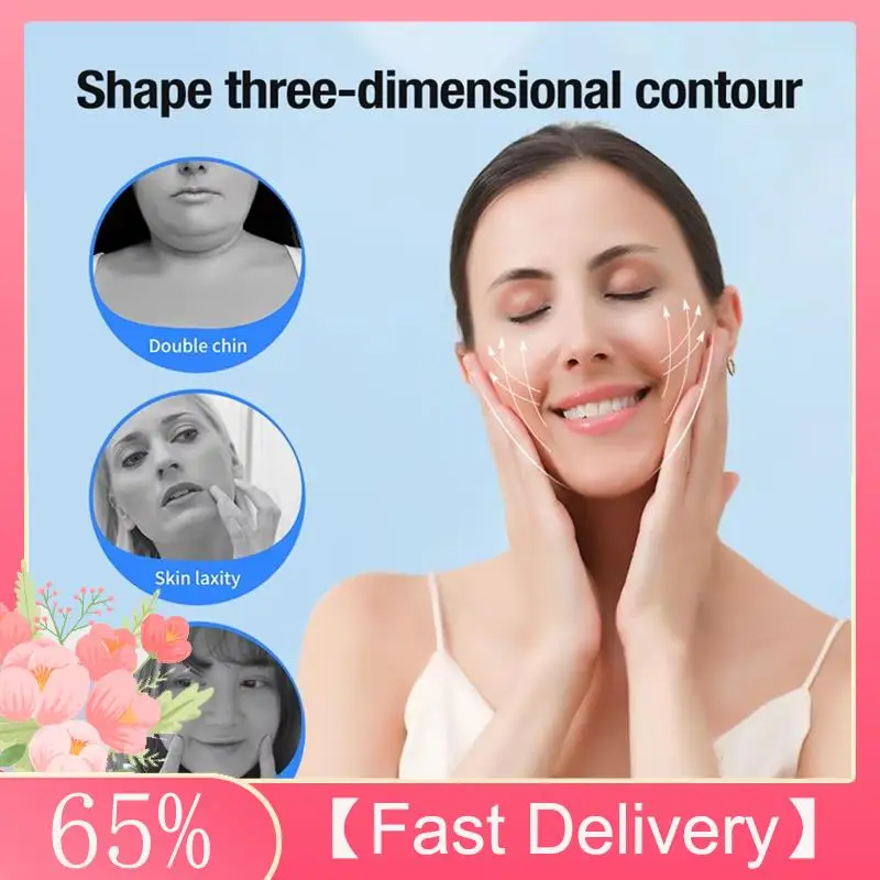~ Dispositivo dimagrante viso durevole Massaggiatore viso mento Cintura vibrante Impacco di calore per la cura personale