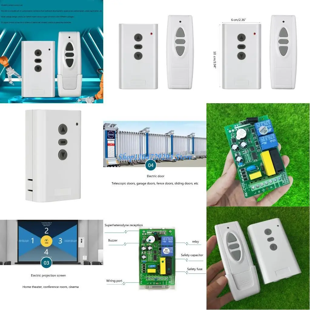 

Y2GD Electric Rolling Shutter 433/315 MHz Remote Control for Convenient Management