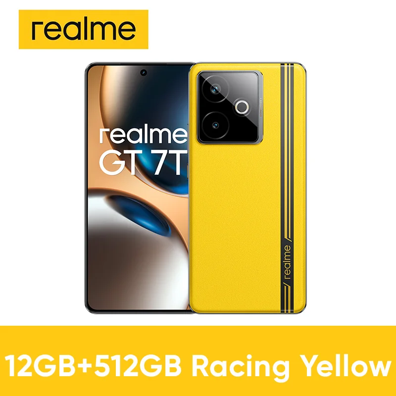 Realme Gt 7t 5g Smartphone New Mediatek 8400-Max, 7000 Mah Titan