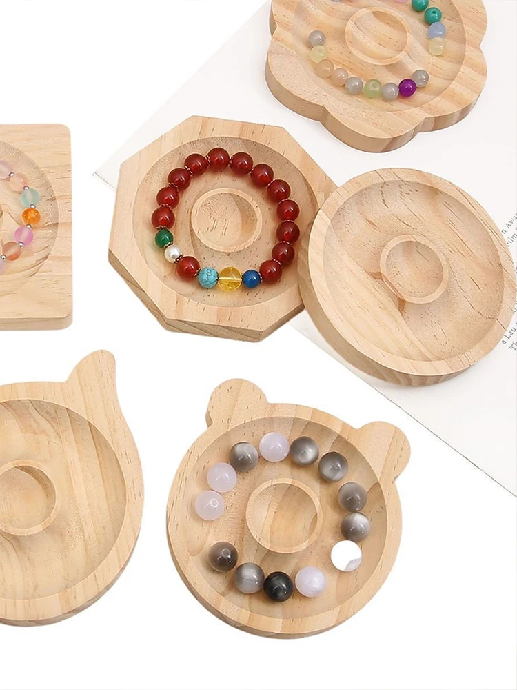 

Набор из 6 деревянных подставок для браслетов, органайзер для украшений, инструмент для изготовления бижутерии